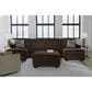 Ashley Kimlee Oversized Accent Ottoman in Chocolate Brown, , large