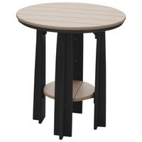 Black and White Counter Height Table