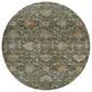 Dalyn Rug Company Silk Road Basil, Green, Beige, Copper, Gold and Gray 8" Round Area Rug, , large
