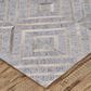 Feizy Fannin 2" x 3" Bisque and Storm Area Rug, , large