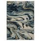 Oriental Weavers Capella Abstract Blue 3"3" x 5" Area Rug, , large