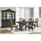 Millenium Maylee Dining Buffet with Hutch in Dark Brown, , large
