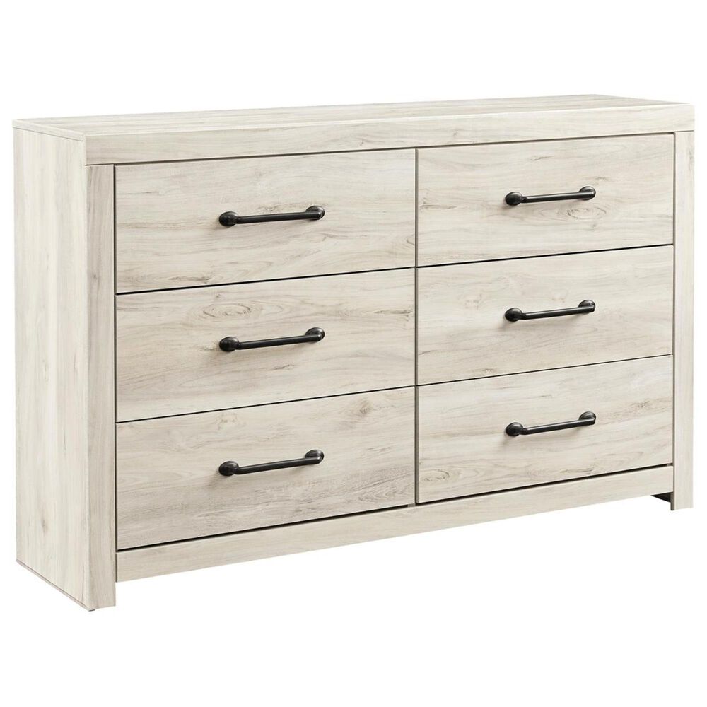 Signature Design by Ashley Cambeck 6 Drawer Dresser in Whitewash, , large
