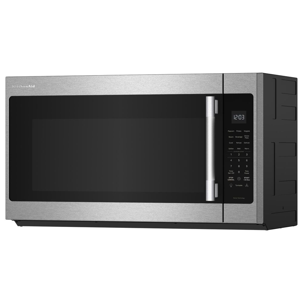 KitchenAid 2.1 Cu. Ft. Over-the-Range Microwave Hood Combination in PrintShield Stainless Steel, , large