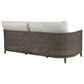 Venture Lenox Hill Stationary Patio Sofa in Storm Linen, , large