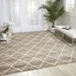 Nourison Brisbane BRI08 8"2" x 10" Stone Area Rug, , large