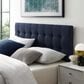 Modway Emily Upholstered Fabric Queen Headboard in Ivory, , large