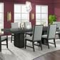 Mayberry Hill Donovan Double Pedestal Dining Table Only in Sheek Cabernet, , large
