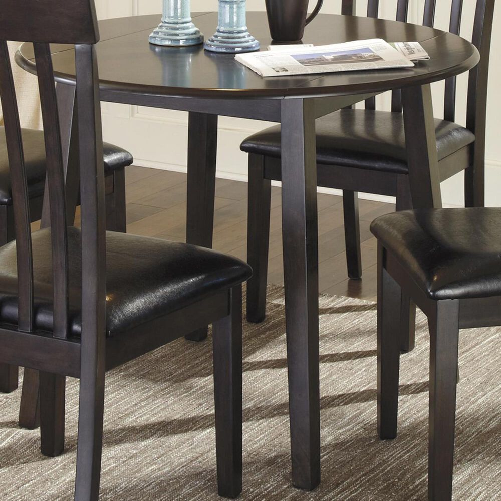 Ashley Hammis Drop Leaf Table in Dark Brown - Table Only, , large