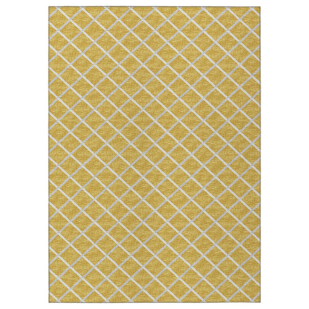 Dalyn Rug Company York 3" x 5" Gold Indoor/Outdoor Area Rug, , large