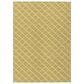 Dalyn Rug Company York 3" x 5" Gold Indoor/Outdoor Area Rug, , large