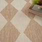 Nourison Positano Geometric Jute 5" x 7" Indoor/Outdoor Area Rug, , large