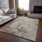 37B Bresca 10" x 14" Beige Indoor/Outdoor Area Rug, , large
