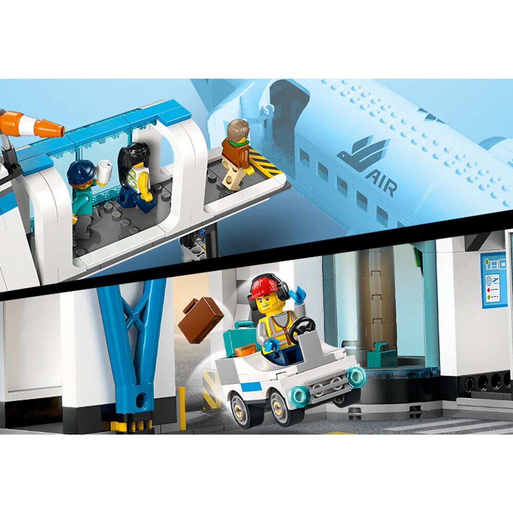 LEGO City Airport with Airplane Building Set, , large