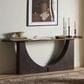 Four Hands Maly Console Table in Coffee Iron and Espresso Oak Veneer, , large