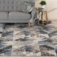 Central Oriental Structures Torrent Neola 5" x 7"6" Cloud and Metal Area Rug, , large