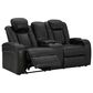 Ashley Caveman Den 3-Piece Power Reclining Living Room Set in Midnight, , large