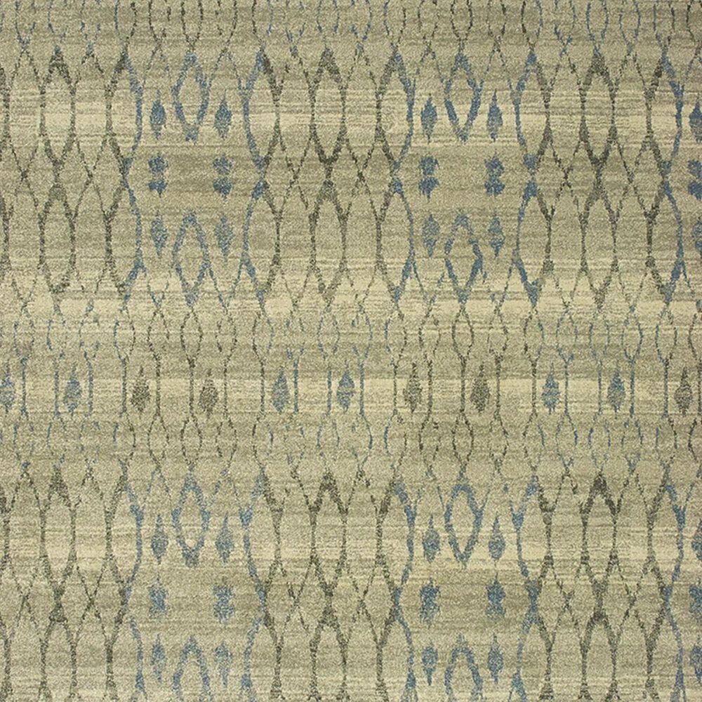 Oriental Weavers Raleigh 1807H 3&#39;10&quot; x 5&#39;5&quot; Ivory and Blue Area Rug, , large