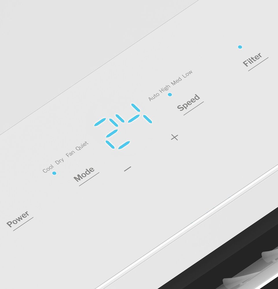 GE Appliances 5,000 BTU DOE SACC Portable Air Conditioner for Small Rooms up to 200 sq. ft., , large