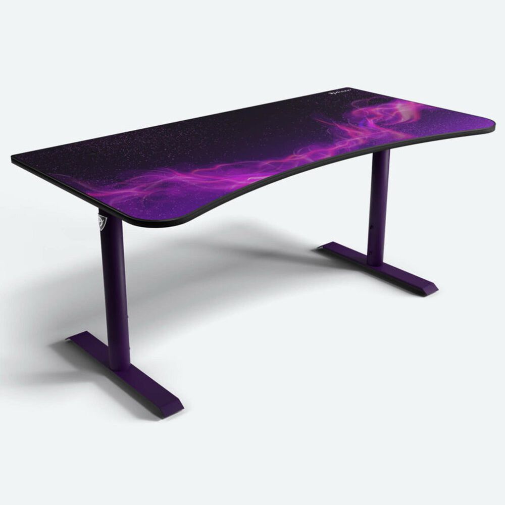Arozzi Arena Special Edition Galaxy Gaming Desk in Deep Purple, , large