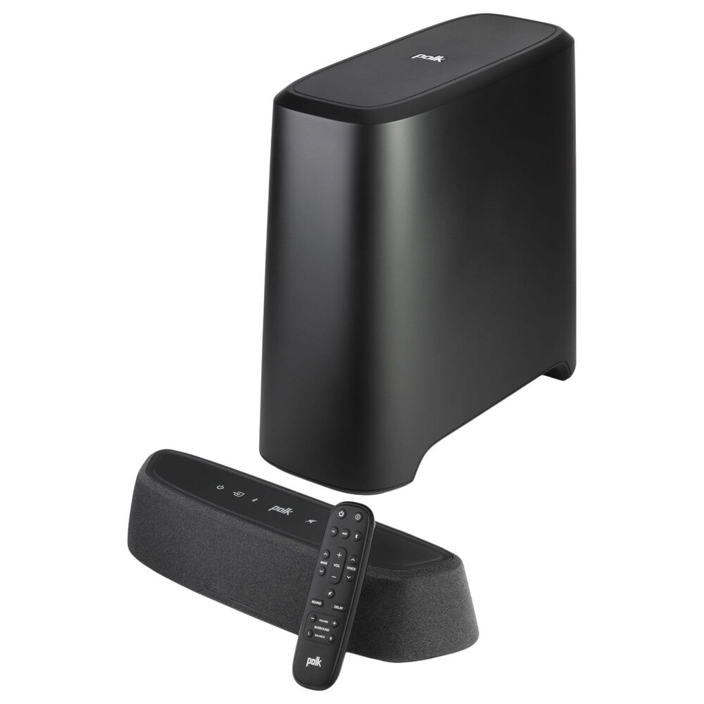 Polk Audio MagniFi Mini AX Atmos Soundbar with Wireless Subwoofer in Black, , large
