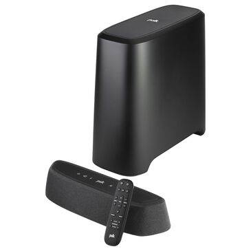 Polk MagniFi Mini AX Atmos Soundbar with Wireless Subwoofer in Black, , large
