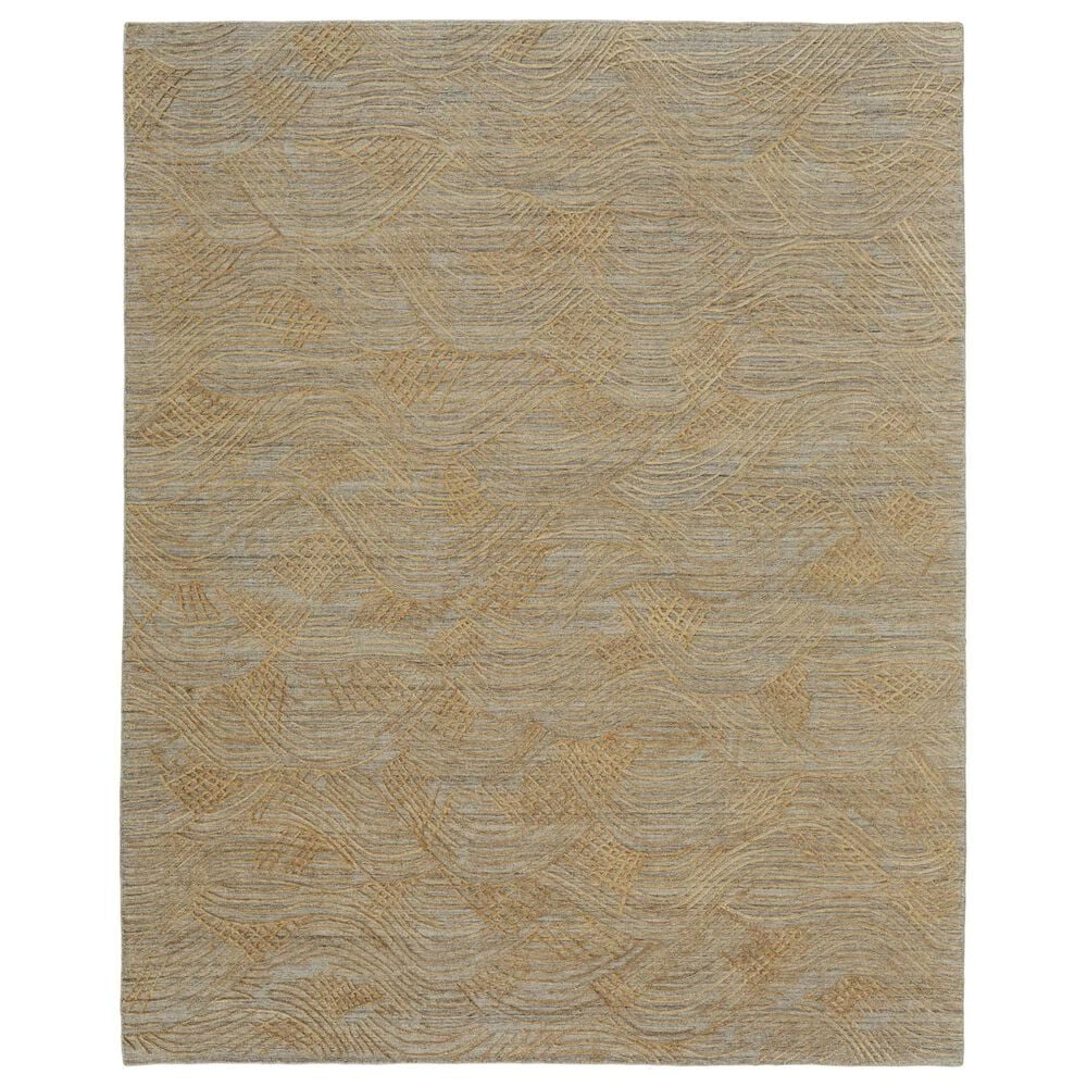 Feizy Taunton 5" x 8" Gold Area Rug, , large