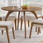 Martin Svensson Home Lax Round Dining Table in Walnut - Table Only, , large