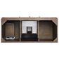 James Martin Vanities Gracyn 48" Single Bathroom Vanity in Sable with 3 cm Victorian Silver Quartz Top and Rectangular Sink, , large