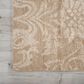 Nourison Silk Shadows 7"9" x 9"9" Light Gold Area Rug, , large