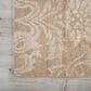 Nourison Silk Shadows 7"9" x 9"9" Light Gold Area Rug, , large