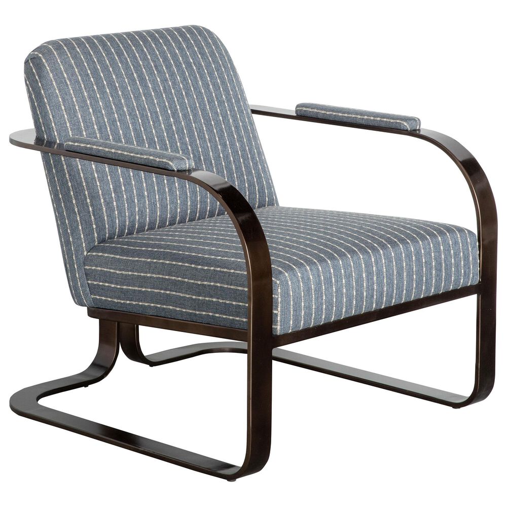 Vanguard Furniture Michael Weiss Tomlinson Arm Chair in Rodwell Marina, , large