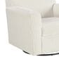 Ashley Herstow Swivel Glider Accent Chair in Ivory, , large