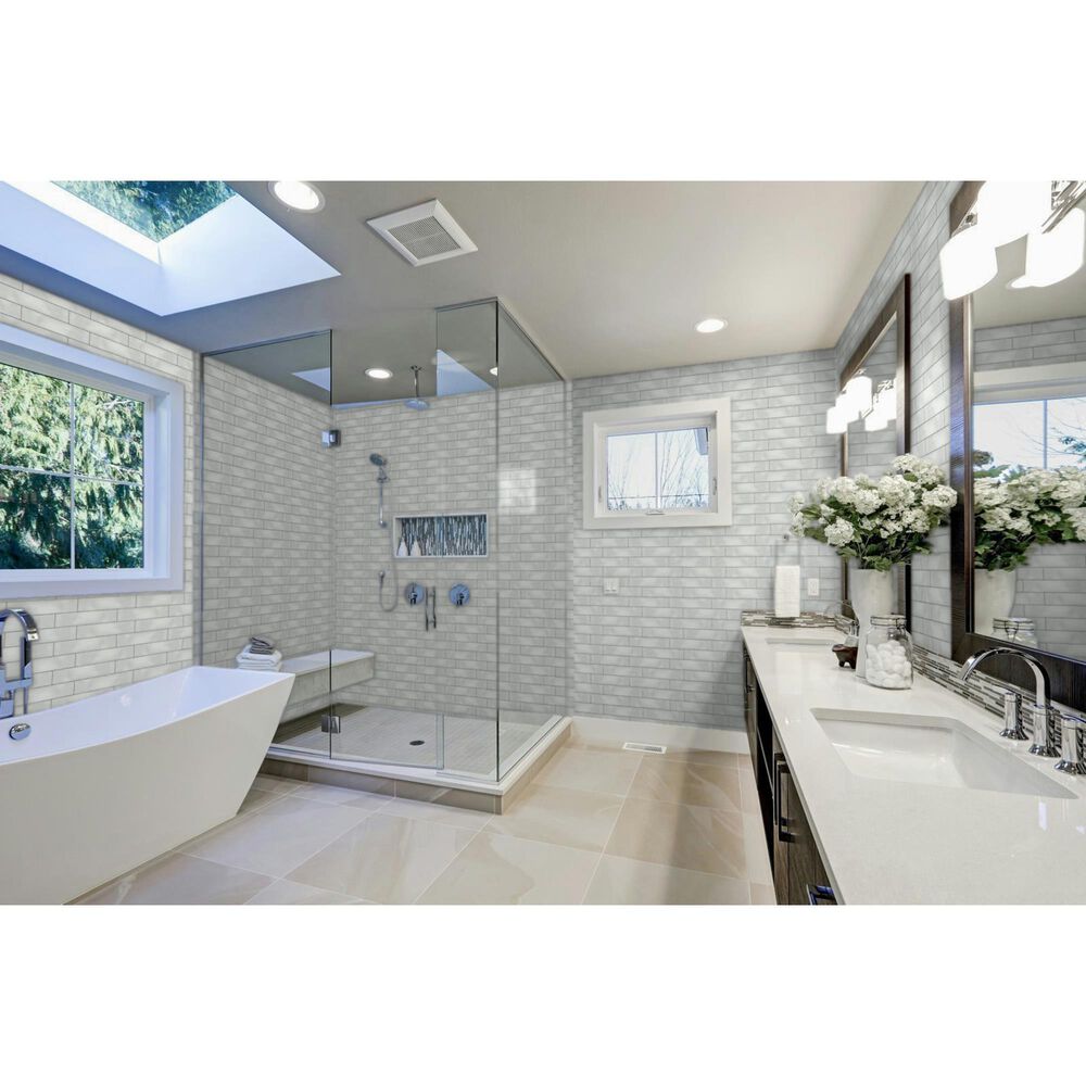 Emser Craft II Gray 3&quot; x 12&quot; Matte Ceramic Tile, , large