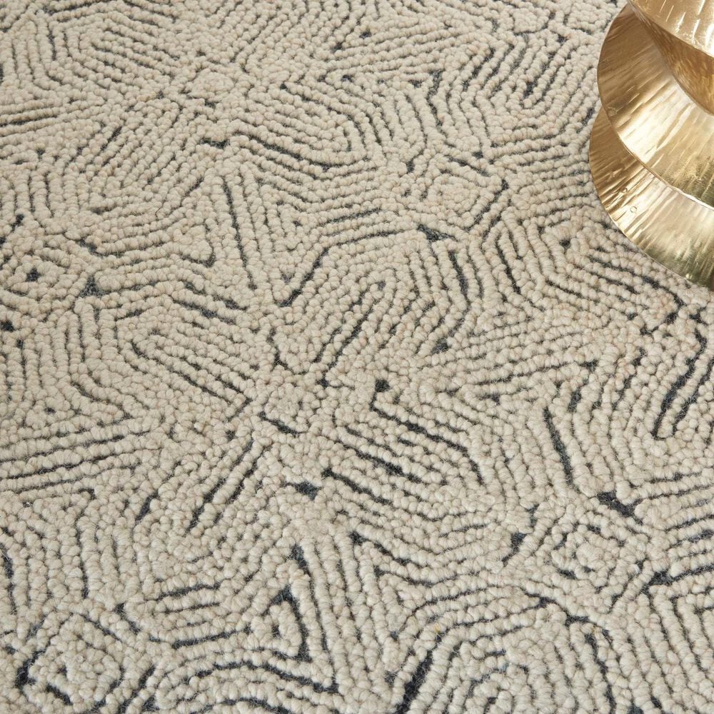 Nourison Colorado 5&#39;3&quot; x 7&#39;3&quot; Ivory and Navy Area Rug, , large