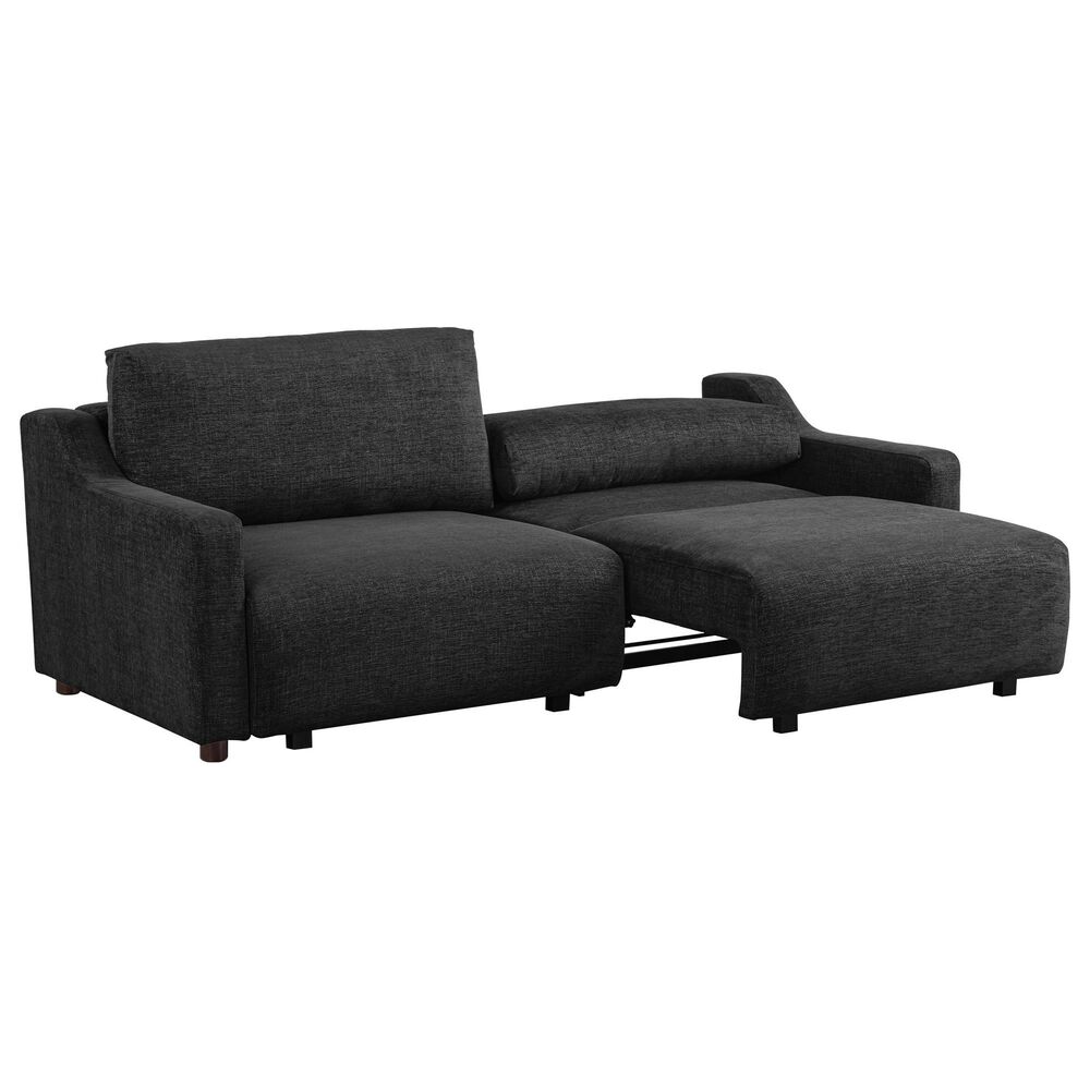 Lifestyle Solutions Glenmont Convertible Sofa in Black, , large