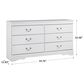 Ashley Anarasia 6 Drawer Dresser in White, , large