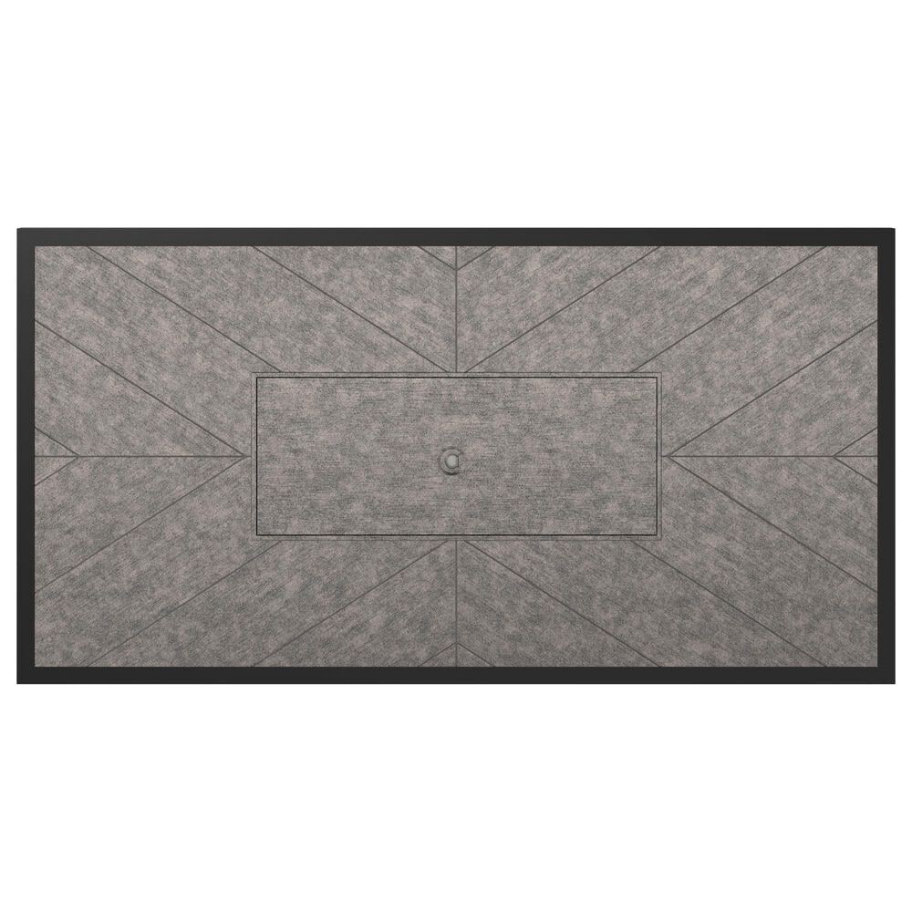 Ashley Beachcroft Rectangular Fire Pit Table in Black and Light Gray, , large