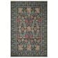 Rifle Paper Co. x Loloi Rosa 3"9" x 5"6" Black Area Rug, , large