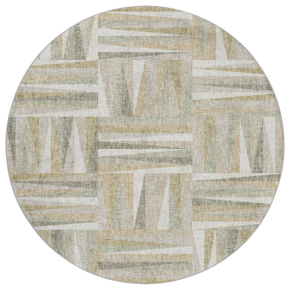 Dalyn Rug Company Lorenzo LN2 Linen 8" Round Area Rug, , large