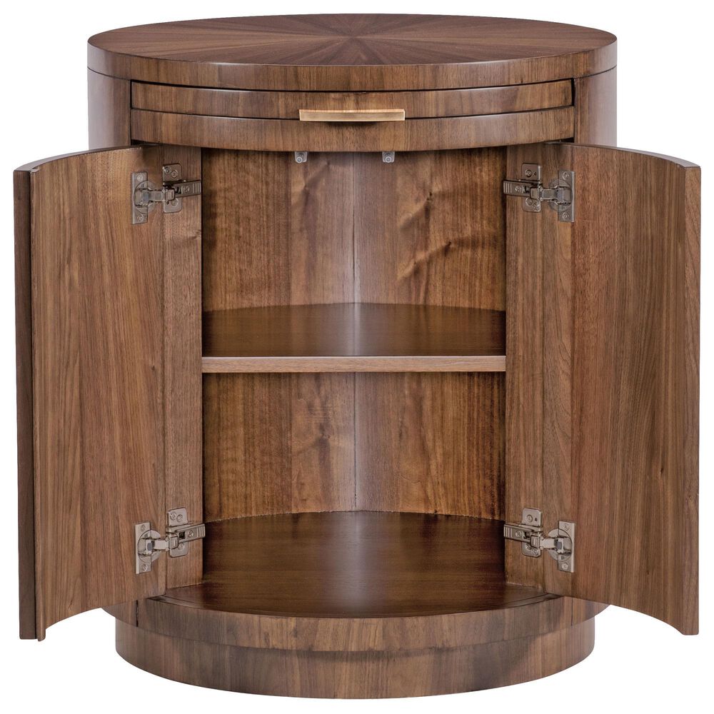 Hooker Furniture Eleana Round Nightstand in Light Caramel, , large
