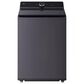 LG 5.5 Cu. Ft. Top Load Washer and 7.3 Cu. Ft. Electric Dryer with TurboSteam in Matte Black, , large