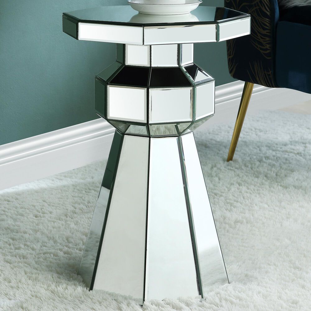 Gunnison Co. Meria Pedestal in Mirrored, , large