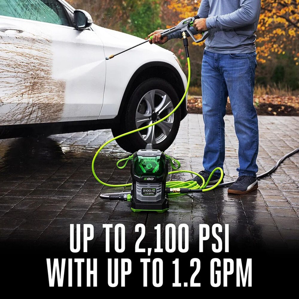EGO 2100 PSI Compact Pressure Washer in Gray and Green, , large