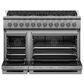 Fisher and Paykel 48" Freestanding Natural Gas Range with 8 Burners in Stainless Steel, , large