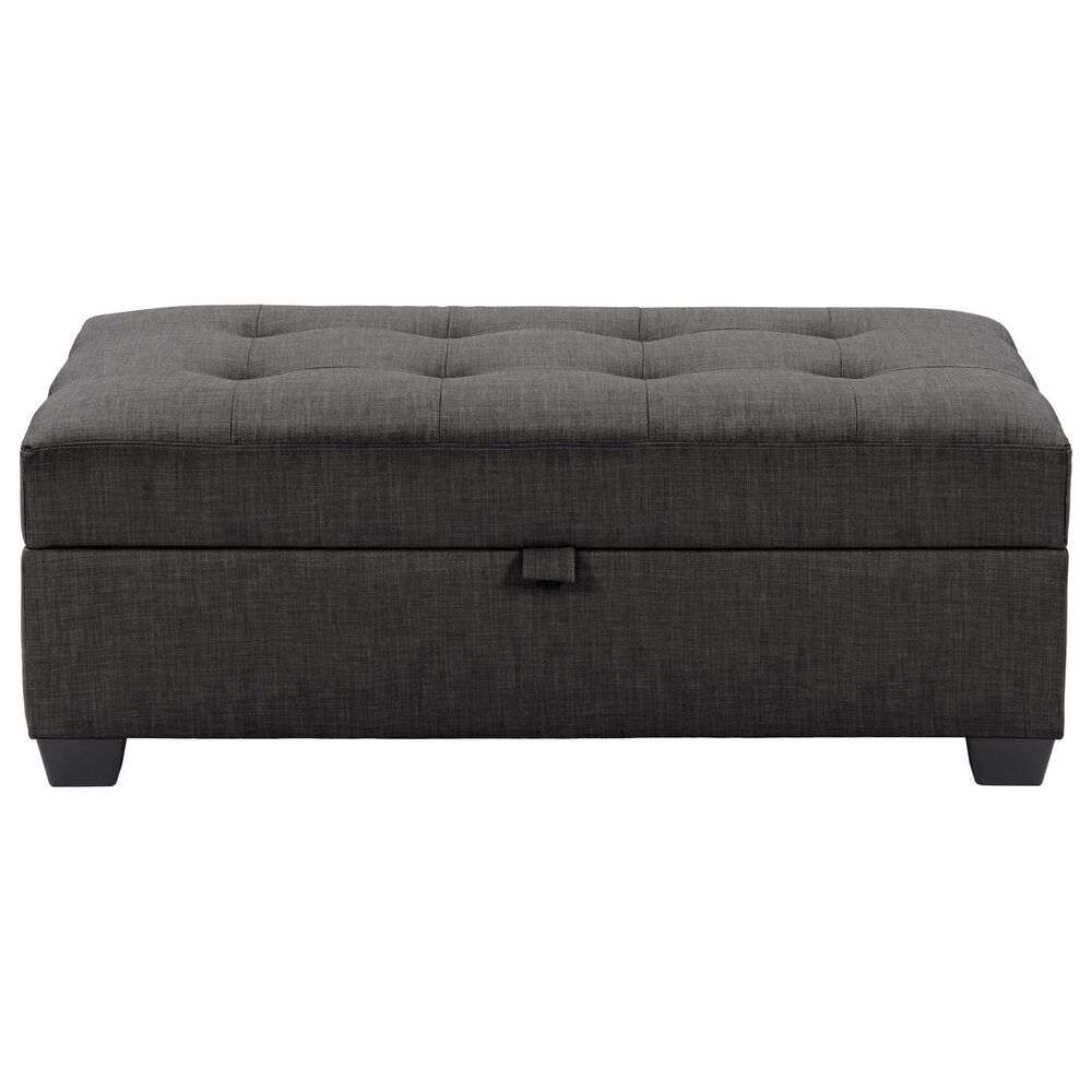 CorLiving Antonio Storage Ottoman in Gray, , large
