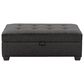 CorLiving Antonio Storage Ottoman in Gray, , large
