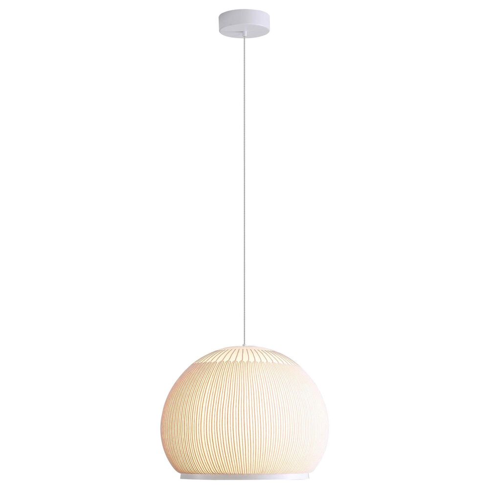 Golden Lighting Tela 14" LED Pendant in Sand Yellow, , large