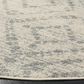 Safavieh Adirondack ADR131T-8R 8" Round Ivory and Light Blue Area Rug, , large