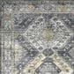 Loloi II Skye SKY-09 3"6" x 5"6" Graphite and Silver Area Rug, , large